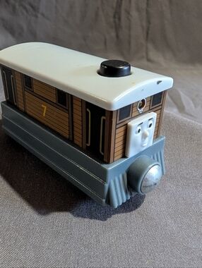 Talking Toby Tram Thomas and Friends Wooden Railway Train Lights Up 2012 Works